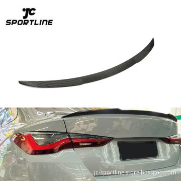 BMW G26 430i 440i 4-Door 2021+ Real Carbon Fiber Rear Trunk Spoiler Wing
